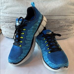 Skechers Blue Athletic Shoes Relaxed fit air cooled memory foam. Size 9.5